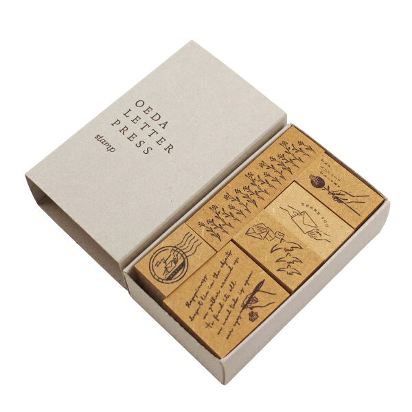 スタンプセット Stamp box ゴム印 ハンコ【standard】木製はんこ