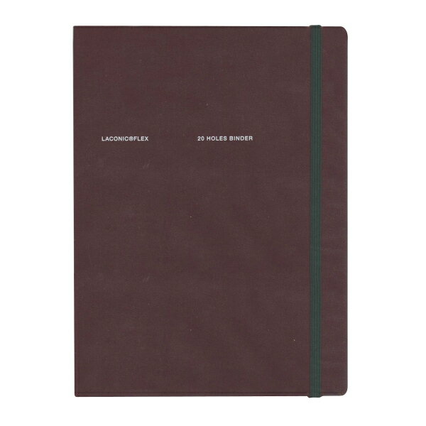 FLEX/フレックス バインダー 【ワイン】 ライフログ A5サイズ 20穴用