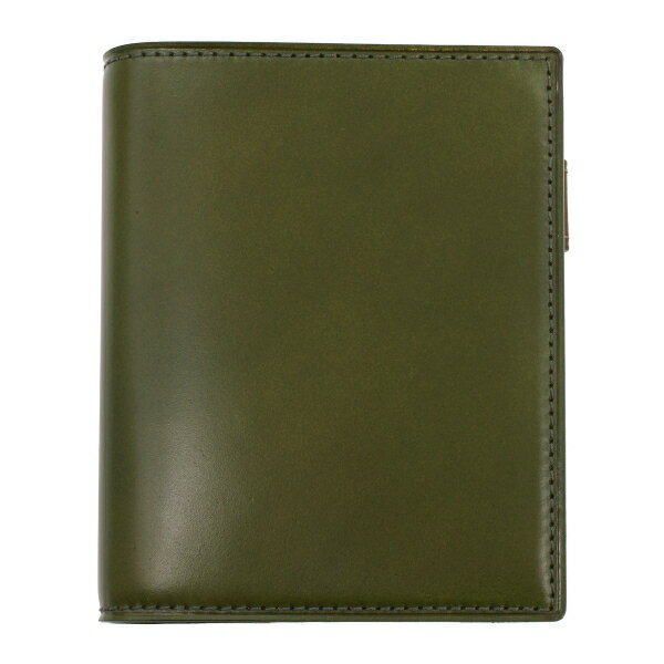 LOAPADコードバン 朝霧 ミニ5 16mm ノート可動式ペンホルダー【グリーンオリーブ×ポスコ】