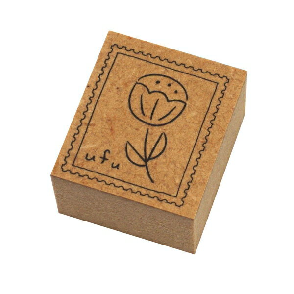 切手風はんこ 小 mizutama【おはな】イラストレーター コラボ かわいい