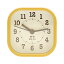 BRUNO スクエア リトルクロック 【マスタード】時計 アラーム BCA014-MU【あす楽対応】