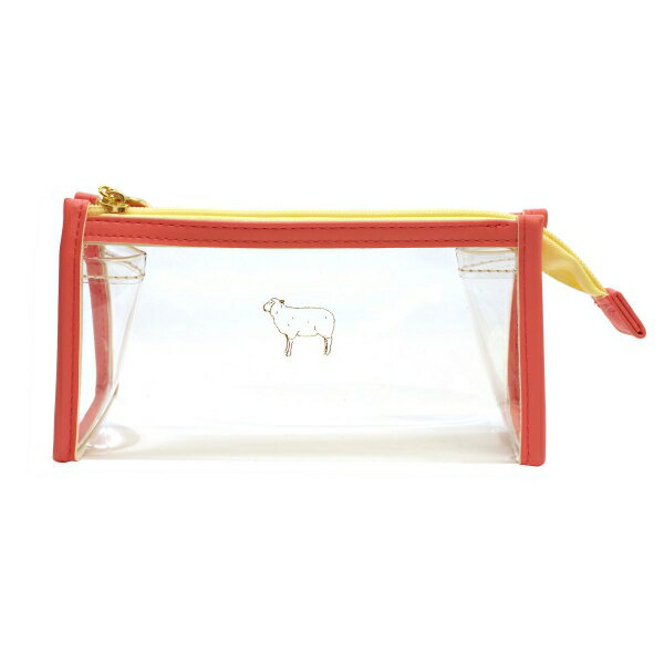 Animal Series クリアポーチ【ヒツジ】ペンポーチ ポーチ 動物 かわいい