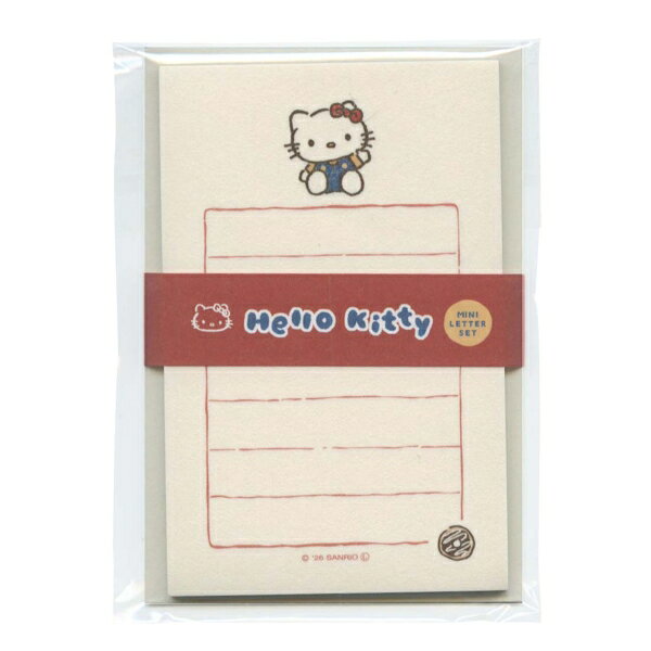サンリオキャラクターズ おやつパーティー ミニレターセット【ハローキティ】美濃和紙