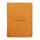 Rhodia オーガナイザー ミニ3穴 シック【オレンジ】本革
