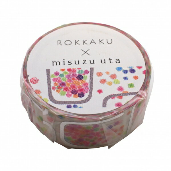 箔押しブランドROKKAKUと童謡詩人金子みすゞの詩の世界観をコラボさせたマスキングテープです。散りばめられた箔が光に当たると美しく輝きます。サイズ：縦=40mm　横=40mm　厚さ=15mm商品色傾向：白 イラスト表紙パターン：花商品番号165338商品名マスキングテープ ROKKAKU みすゞうた【「金米糖の夢」】JAN4541232302747メーカーフタバメーカー品番4541232302747色違い・柄違いの商品⇒ 色違い・柄違いの商品をすべて確認する【フタバ】ROKKAKU みすゞうたを確認する600000024763: 200000004751: