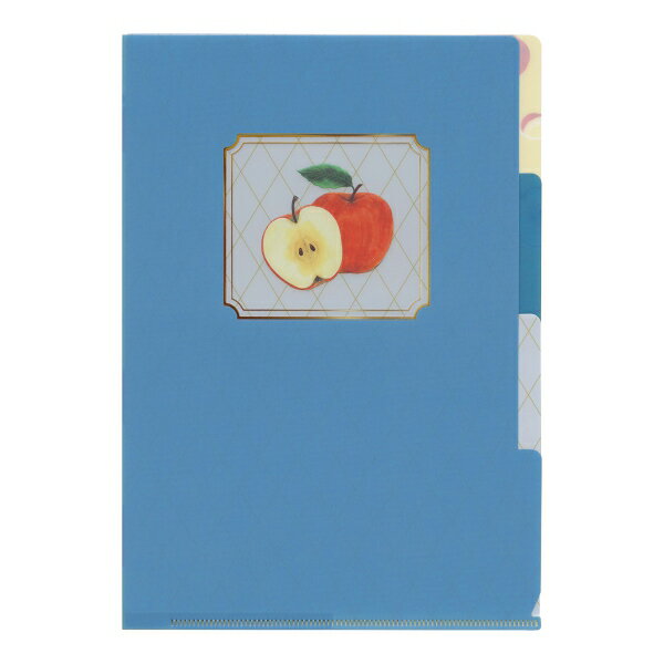 樂天商城 - colorfruits A5ポケット クリアファイル 【apple】