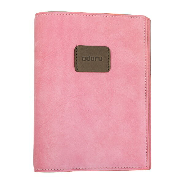 ラ・ぺルラ・アッズーラ社のソフトコンドールレザーを使用したシンプルなノートタイプのシステム手帳です。ヌバック素材でとても柔らかくふわふわとした肌触り。染料で染め上げているため経年変化も愉しめます。可動式ペンホルダーはペンの軸径が約14mmまで収納できる設計です。革小物工場、井戸で製作されており、一定の間隔で縫われた繊細なステッチや真っすぐに引かれた念引きなど細部にまで宿る職人技が堪能できます。※革の個体差について本革使用の商品のため生き物特有の個体差があり1点1点異なった表情・色合いとなっております。革本来のものとなりますので不良ではございません。表情の違いをお楽しみください。サイズ:ミニ6リング径:16mm(ローズゴールド)生産国:日本製サイズ：縦=150mm　横=113mm　厚さ=22mmリング径：16mm商品色傾向：ピンク 表紙パターン：タイポグラフィー付録用具：ペンキャッチャー、カードホルダー商品番号173783商品名リラクシーシリーズ ソフトコンドール ミニ6 16mm ノート【ペールピンク】日本製JAN4573676743015メーカーodoru/オドルメーカー品番171-9色違い・柄違いの商品⇒ 色違い・柄違いの商品をすべて確認する【odoru】リラクシーシリーズ ソフトコンドールを確認する600000026438: 200000005527:
