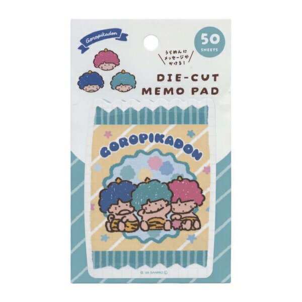 サンリオキャクターズ おやつパーティー ダイカットメモ【ゴロピカドン】50枚