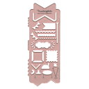 マステンプレート 定規 飾り切り【リボン】人気 マスキングテープカッター