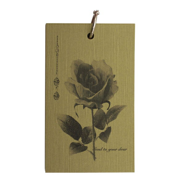 樂天商城 - 単語帳 ばらの忘れない帳 【枯葉】クラフト紙