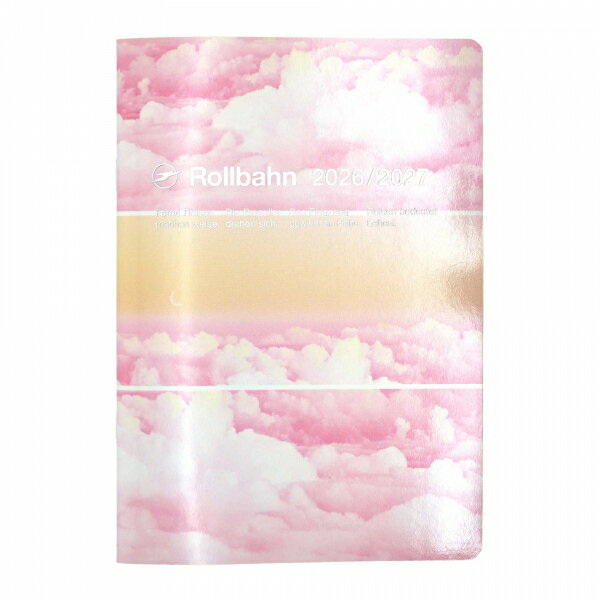 定番人気「ロルバーンノート」のA5サイズ、ノートタイプダイアリーの3月始まりです。リングタイプよりさらにシンプルで薄手なホチキス綴じのノートタイプ仕様。時間の流れを感じられるような景色を、写真のように配置したデザインです。ロルバーンの「飽きのこないデザイン」はそのままに、シンプルさが増した分、更に使い勝手が良くなっています。鮮やかな発色の表紙には、耐久性を高めるための透明フィルム加工が施されています。月間予定表：2026年3月から2027年4月対応サイズ：縦=210mm　横=148mm　厚さ=4mm規格サイズ：A5(210×148)予定欄：月間見開き式表紙仕様：左開き、ソフトカバー、紙製表紙の着脱：不可商品色傾向：ピンク 用紙色：クリーム写真表紙パターン：雲メモページ：方眼29頁商品番号173995商品名2026年 手帳 3月始まり 月間 ロルバーンノートダイアリー A5 フィルム【ピンク雲】JAN4516085423437メーカーDELFONICS/デルフォニックスメーカー品番360066 971色違い・柄違いの商品⇒ 色違い・柄違いの商品をすべて確認する同じテイストの商品を確認する【デルフォニックス】2026年 3月始まりダイアリー 手帳を確認する600000026484: 300000008176: 200000005534: