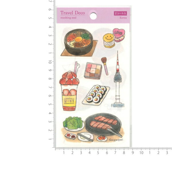 マスキングシール トラベルデコ【アメリカ】マスキング シール トラベル デコレーション