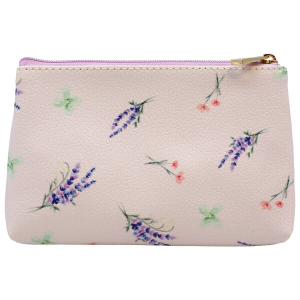 樂天商城 - 花こよみ ミニポーチ【ラベンダー】花柄