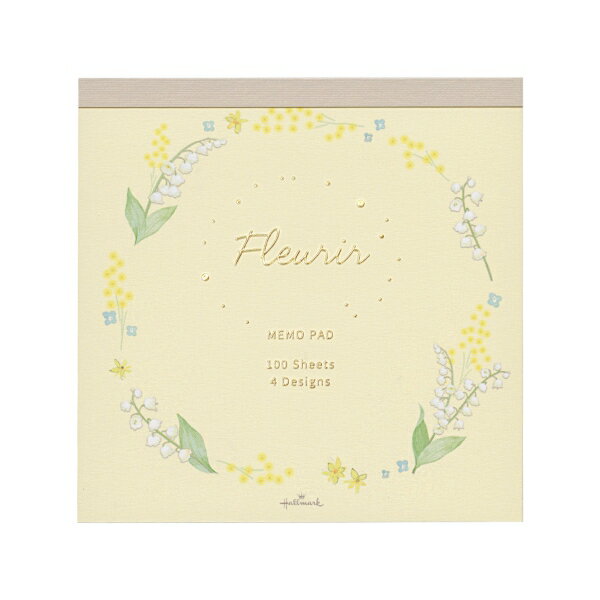 フルリール/Fleurir スクエアメモ 【スズラン】 上品 花言葉