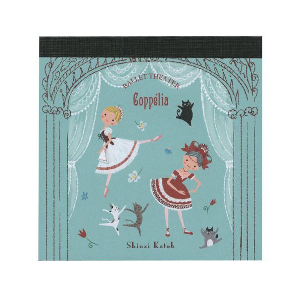 樂天商城 - バレエシアター ブロックメモ 【コッペリア】 シンジカトウ 日本製 かわいい