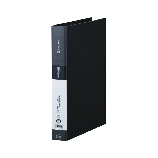 A4判タテ型 シンプリーズ リングファイル 【クロ】