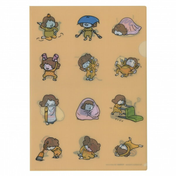 クリアホルダー A4サイズ ヨシタケシンスケ【なつみ橙】クリアファイル 絵本作家 絵本 かわいいのサムネイル
