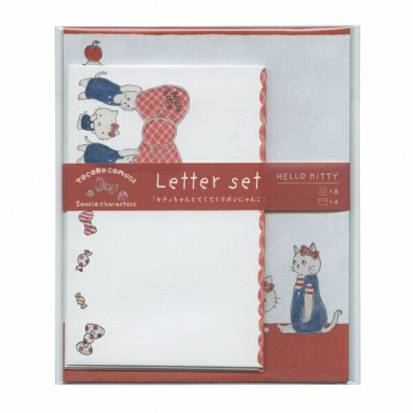 トコロコムギ×サンリオコラボ レターセット【ハローキティ】かわいい...