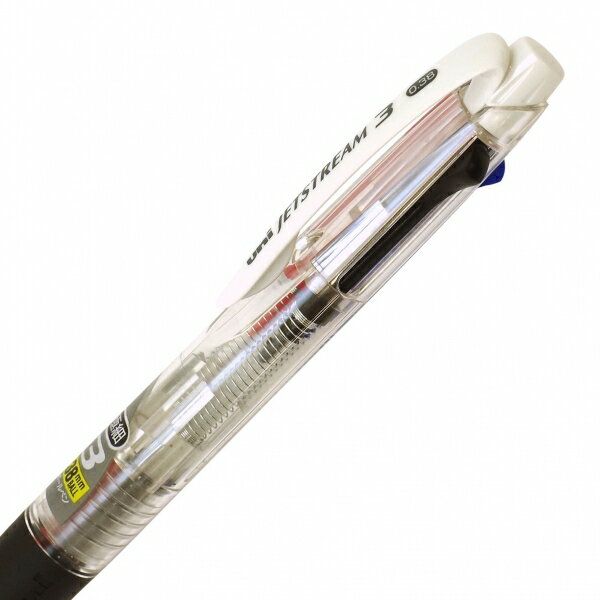 多色ボールペン ジェットストリーム 0.38mm 3色ボールペン【透明】