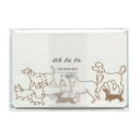 Ah la la アララ ミニカード 名刺サイズ【dogs】活版印刷 メッセージカード
