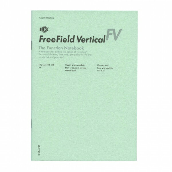 A5 ファンクションノートFREEFIELD VERTICAL(フリーフィールドバーチカル)