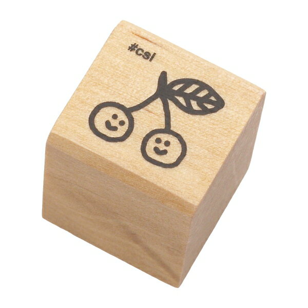 Nアイラブスタンプ スタンプ ゴム印 ハンコ【さくらんぼ】デコ かわいい