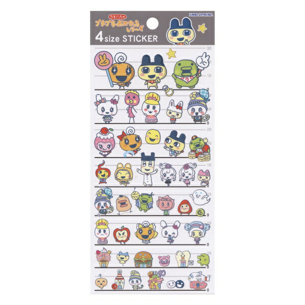 4サイズ STICKER シール たまごっち 【おみせっちA】