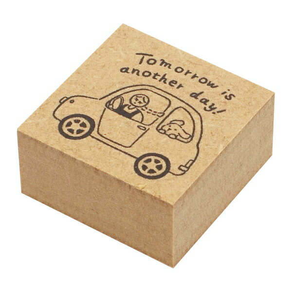 マールちゃん メッセージスタンプ【Tomorrow is another day 】ハンコ 日本製