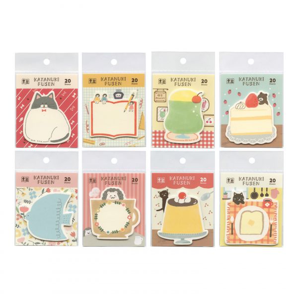 わたしびより 型抜きふせん 20枚入【プリン】