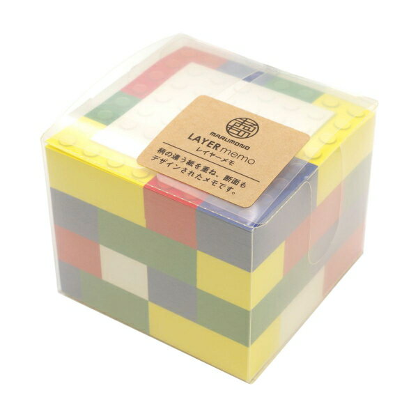 一見するとメモには見えない、楽しいオブジェのようなメモブロックです。色や柄の違う紙を階層分けして重ねてカットすることにより断面にもデザインがされています。パッケージはメモの収納ケースとしても使用できます。枚数:720枚サイズ：縦=70mm　横=70mm　厚さ=58mm商品色傾向：多色 イラスト表紙パターン：家具・雑貨商品番号156997商品名レイヤーメモ 【ブロック】JAN4560310415063メーカーマルモ印刷メーカー品番LM-B色違い・柄違いの商品⇒ 色違い・柄違いの商品をすべて確認する【マルモ印刷】レイヤーメモを確認する600000023166: 200000004004: