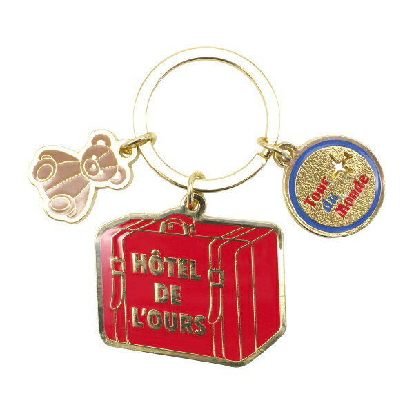 キーホルダー ペリープル【A:赤トランク】...