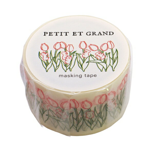 PETIT ET GRAND マスキングテープ 25mm幅【Koala】植物 動物 かわいい