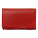 トラッド 名刺入れ Wマチ【レッド】