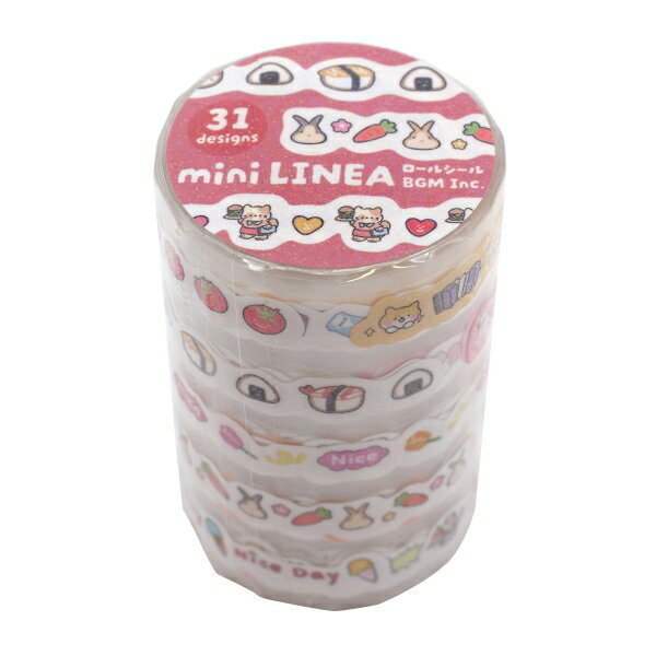 好きな絵柄を剥がして楽しめるロールシールです。シールにはラメ加工が施してあり、様々なものをかわいらしくデコレーションできます。シール幅60ミリ×3メートルサイズ：縦=61mm　横=40mm　厚さ=40mm商品色傾向：赤 イラスト商品番号167306商品名ロールシール ミニリネア【レッド】JAN4589435535463メーカーBGM/ビージーエムメーカー品番BM-RF006色違い・柄違いの商品⇒ 色違い・柄違いの商品をすべて確認する【BGM】ロールシール ミニリネアを確認する600000025214: 200000004908: