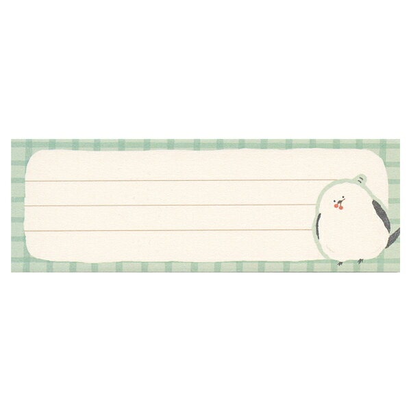 わたしびより ミニサイズ一筆箋/minippitsu【もふもふ小鳥】 kdmbz-10226170 文具・文房具のKDM 楽天市場支店 サンプル画像2
