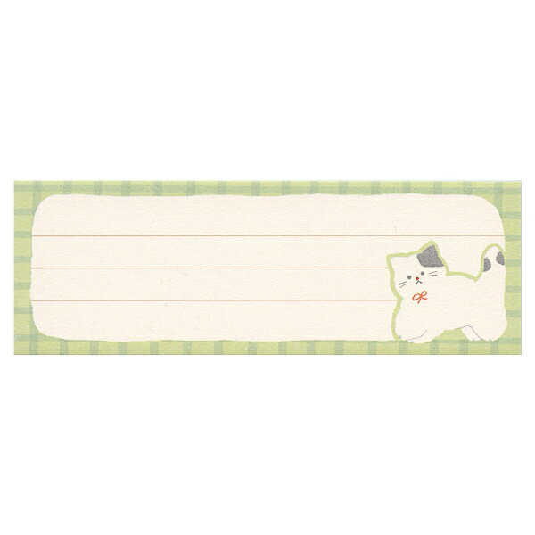 わたしびより ミニサイズ一筆箋/minippitsu【もふもふにゃんこ kdmbz-10226187 文具・文房具のKDM 楽天市場支店 サンプル画像2