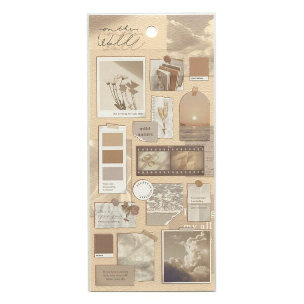 樂天商城 - オンザウォールステッカー【ブラウン】シール ステッカー ウォールアート デコレーション