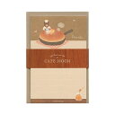 カフェムーン ミニレターセット【パンケーキ】便箋 封筒 手紙 かわいい