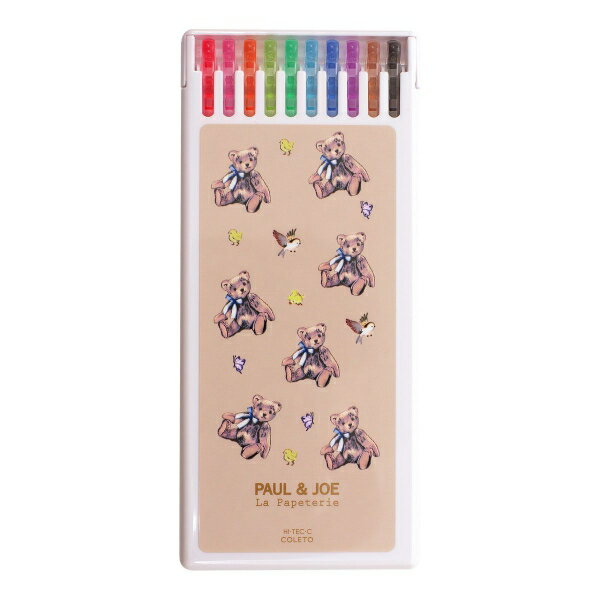 ハイテックCコレト ポール＆ジョー 専用ケース入りリフィル10色セット 【ベア・ラテ】