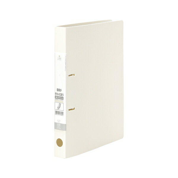 リクエスト D型リングファイル【白色】A4判タテ型(背幅34mm)