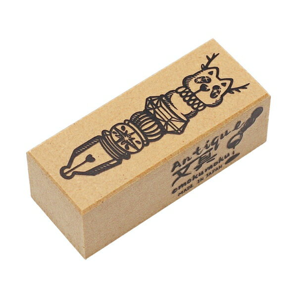 ウッドスタンプ Antique文具シリーズ 【レトロ万年筆】