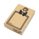 ウッドスタンプ Antique文具シリーズ 【パンダクリップボード】