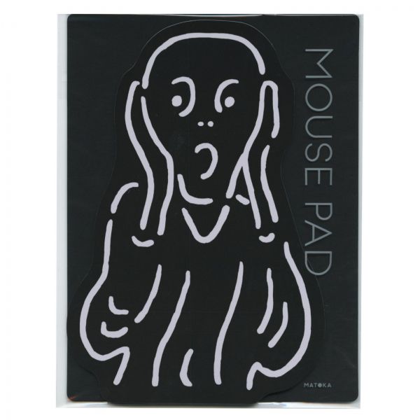 ダイカットマウスパッド 【ムンク】名画 アート ムンクの叫び かわいい