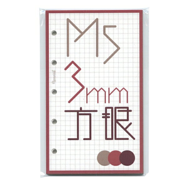 Rakuten - 3mm方眼メモ 001 M5 リフィル