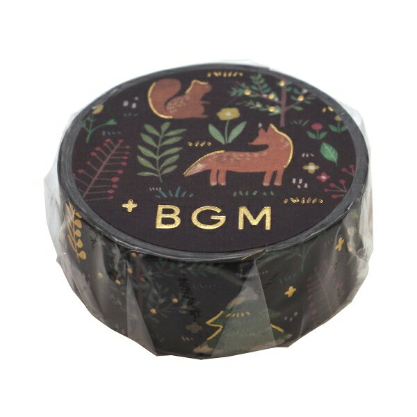 マスキングテープ 北欧フォレスト 15mm幅【月夜の森】