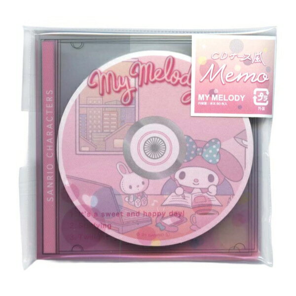 サンリオ CDケース風 メモ 【マイメロディ】 かわいい レトロ