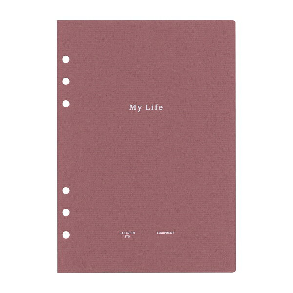 LACONIC/ラコニック スタイルノート A5サイズ 6穴リフィル 【MyLife】 LGF30-45