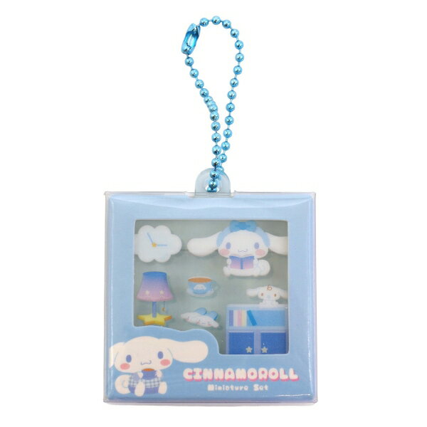 樂天商城 - サンリオパッケージ風ミニチュアキーホルダー シナモロール