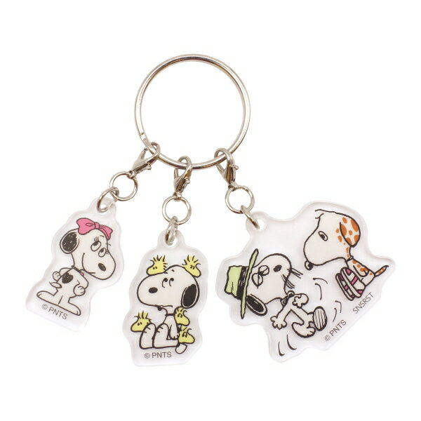 3連アクリルキーホルダー【ピンク】