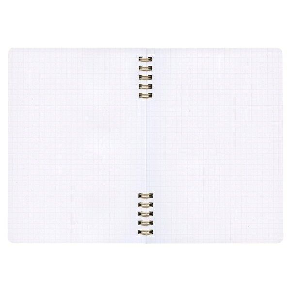 わたしびより B6リングノート 方眼5mm【もふもふくま】 kdmbz-10226209 文具・文房具のKDM 楽天市場支店 サンプル画像2